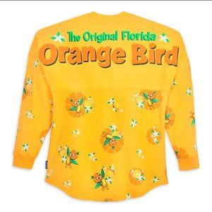 Disney Parks Epcot Flower Garden Festival Orange Bird Spirit Jersey XS XL